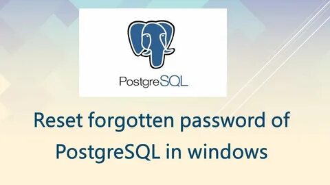 Postgres dump