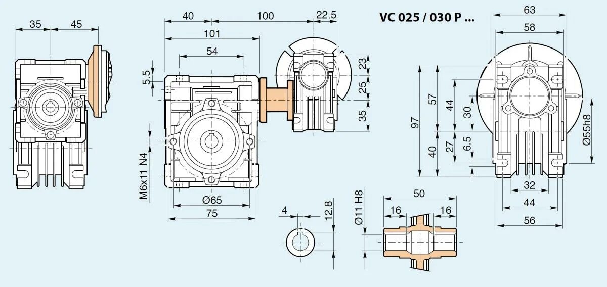 Редуктор nmrv чертежи в автокад Червячные одноступенчатые редукторы NMRV 090