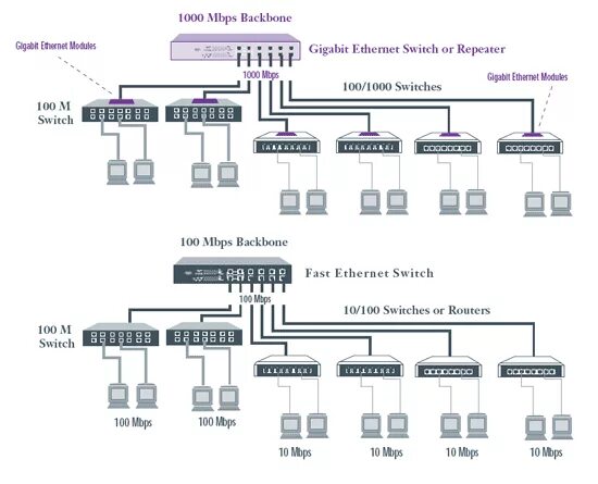 Технологии сети ethernet. Отличия Ethernet от Ethernet 2. Стандарт Ethernet протоколы. Структура интерфейса 10 Gigabit Ethernet. Гигабитная схема Ethernet.