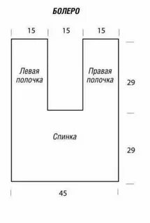 Выкройка болеро