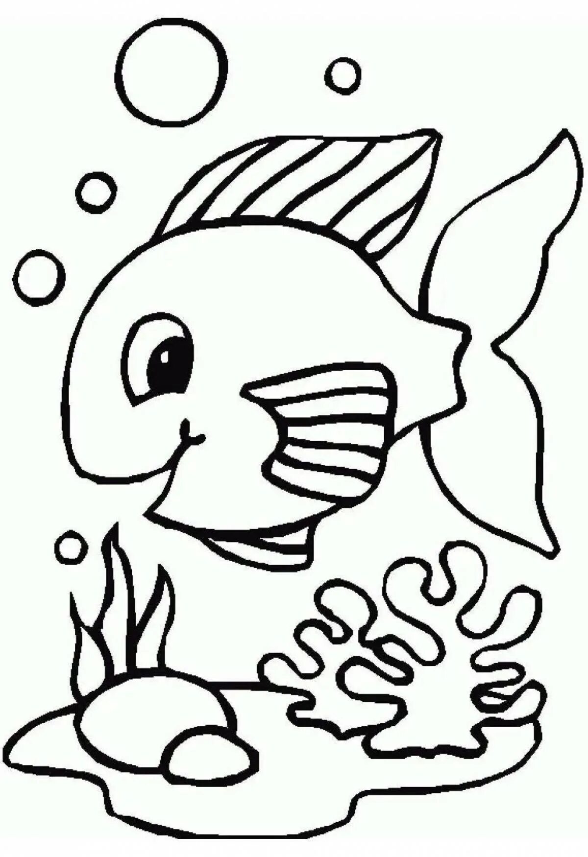Рыба для ребенка 4 года. Рыбка раскраска для детей. Рыба раскраска для детей. Раскраска рыбка для детей 3-4 лет. Морские обитатели раскраска для детей.
