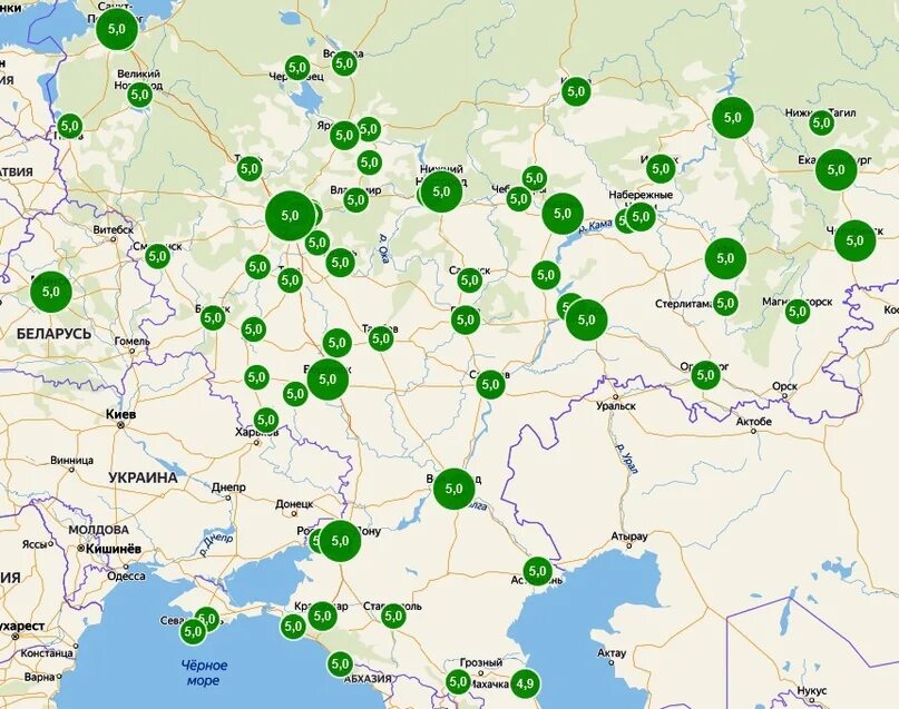 Украина карта городов и индексов.