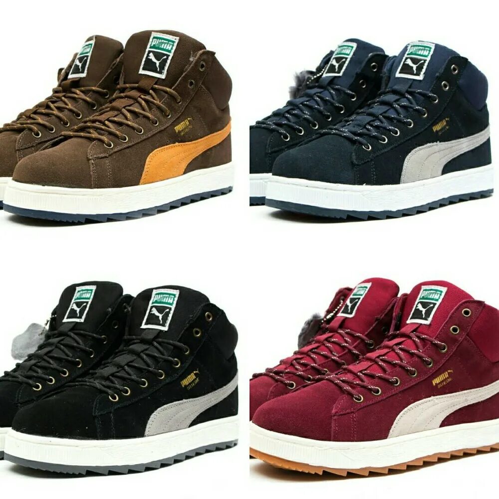 зимние замшевые кроссовки пума. Puma suede winter. Puma suede winter. Puma suede winter mid. кроссовки puma с мехом.