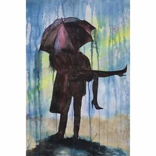 Рисунки под дождем