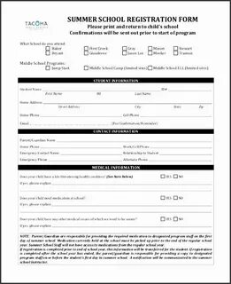 Student registration