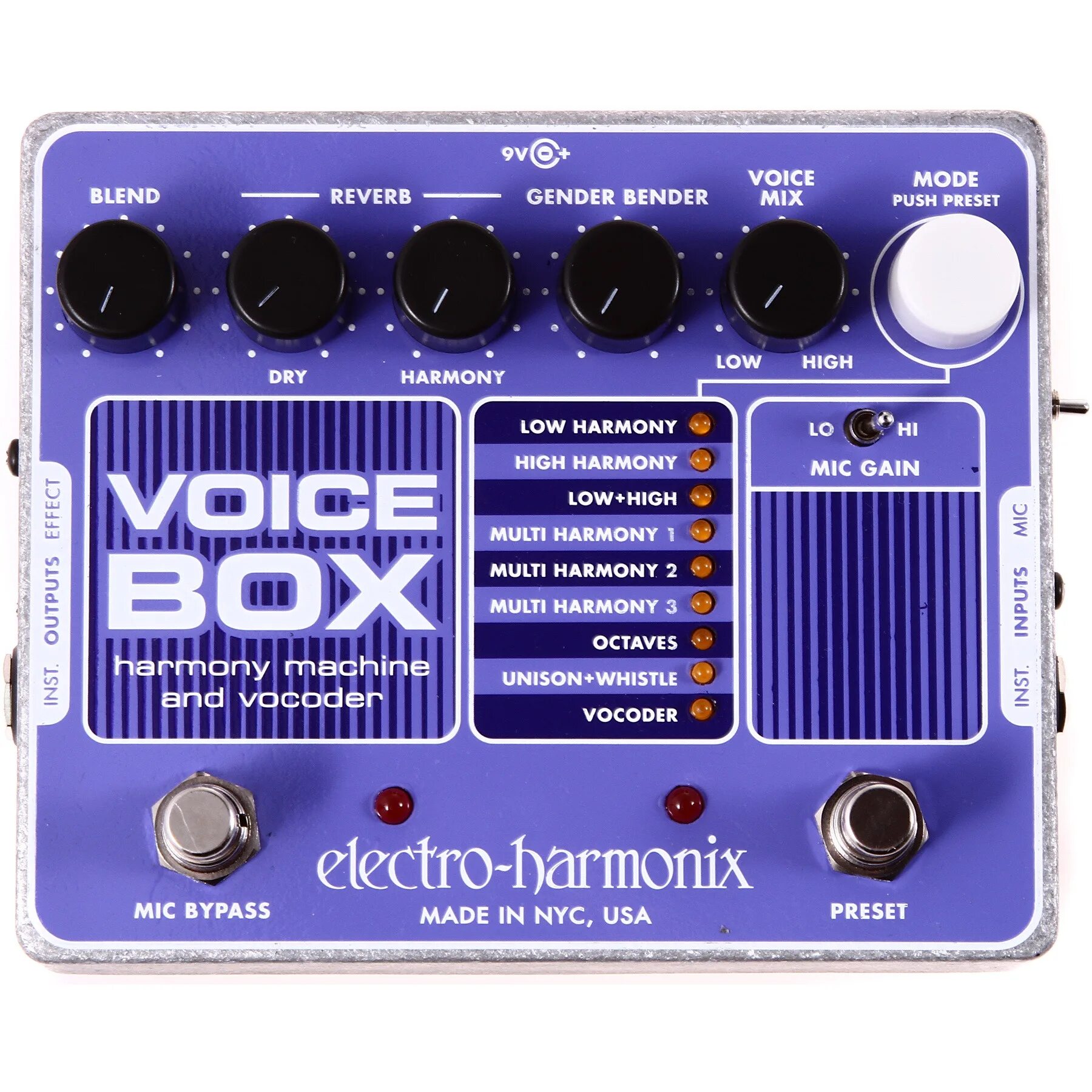 EHX Voice Box. Electro Harmonix вокодер. Electro-Harmonix Voice Box. EHX Switchblade+. Процессор вокала