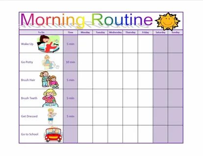 Morning routine