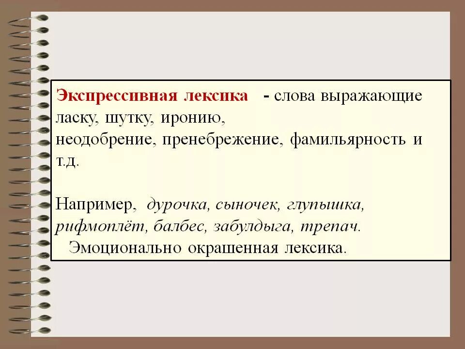 Использование эмоционально экспрессивной лексики