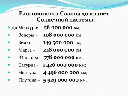 Центр система расстояние