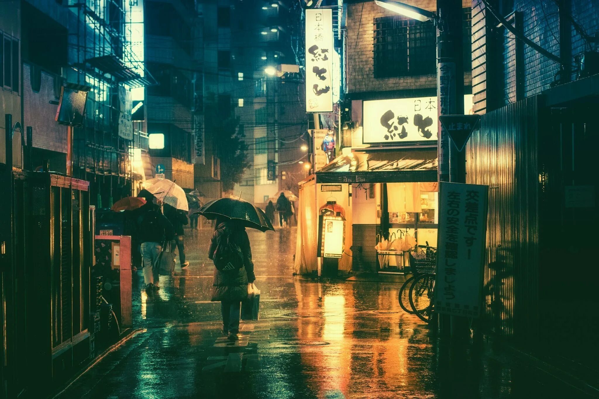 Масаси Вакуи. Масаши Вакуи переулки Токио.