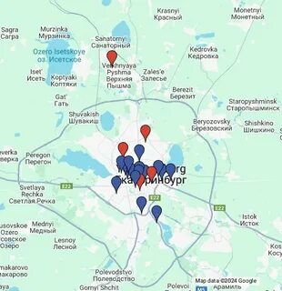 Карта гугл екатеринбург