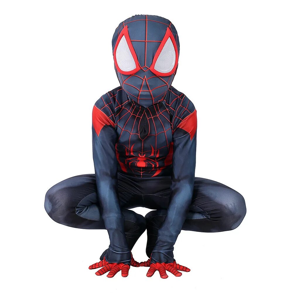Человек паук для детей 3 лет. Костюм человека паука Майлз Моралес. Майлз Моралес костюм косплей. Детский костюм человек-паук Майлз Моралес. Костюм Майлза морайуза.