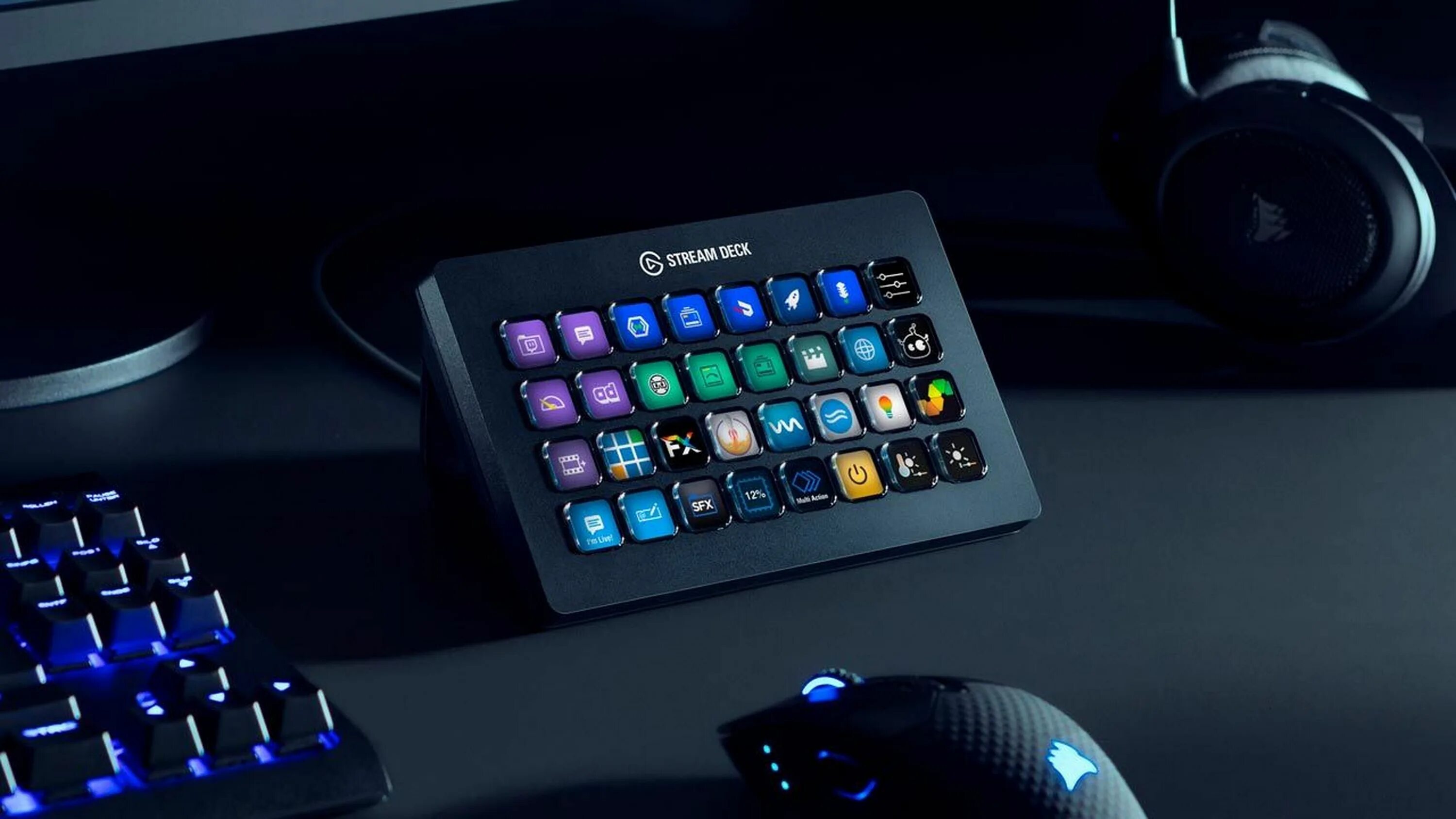 Клавиатура Elgato Stream Deck XL. Контроллер Elgato Stream Deck XL. Контроллёр стрима: Elgato Stream Deck. Elgato Stream Deck Elgato.