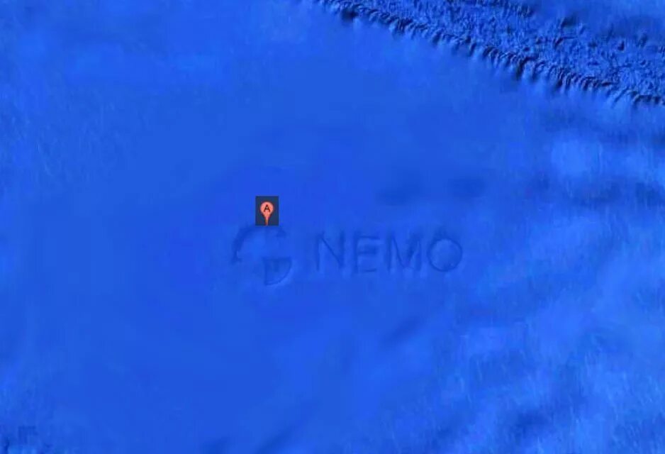 Точка немо сайт. Точка Немо. Точка Немо остров. Точка Немо в тихом океане. Точка Немо на карте.
