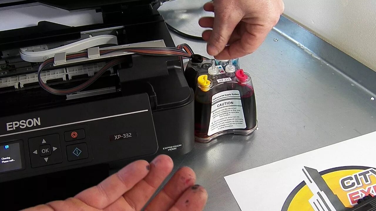 Как заправить краску в принтер epson. Epson xp332. снпч для epson xp-342. epson xp-332 335 series. принтер эпсон xp 342.