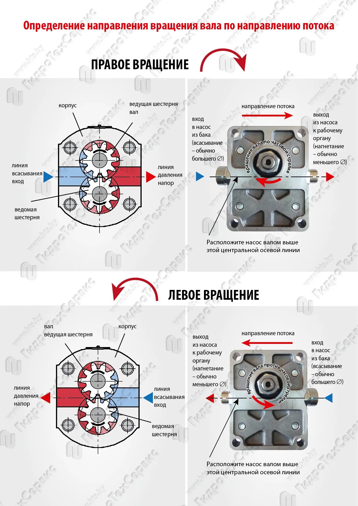 Направление вращения НШ 10. Направление вращения насоса НШ 32. НШ-10 левого схема вращения. Насос шестеренчатый 4649265 направление вращения. Как определить направления вращения