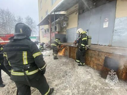 Пожар на тульской