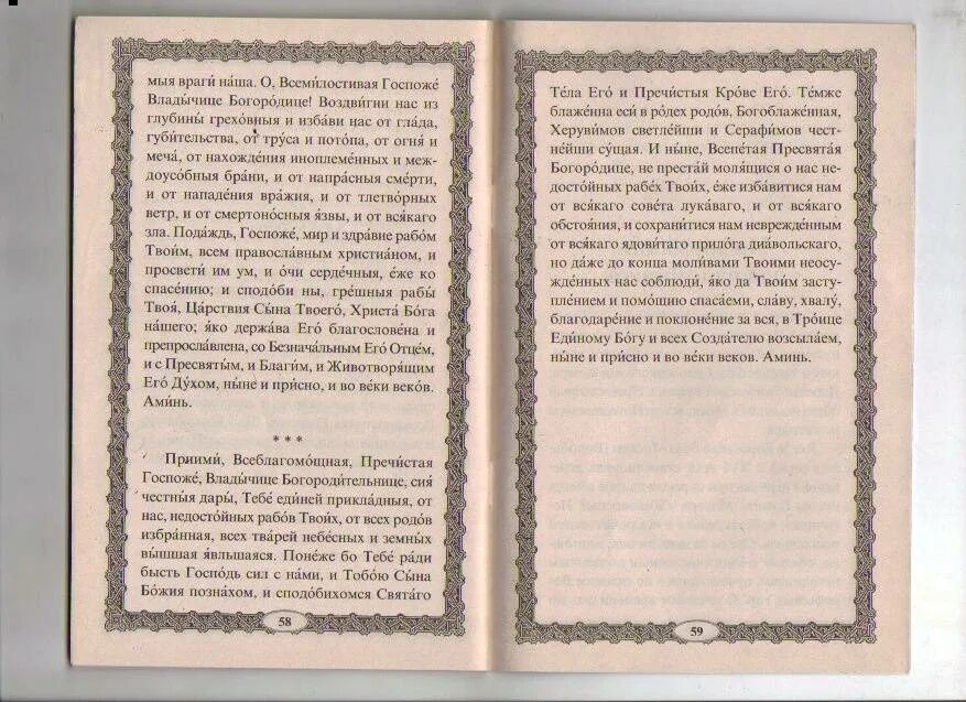 Канон богородице избавительница