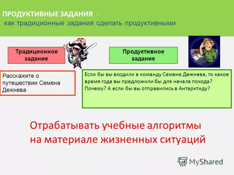 Продуктивные варианты