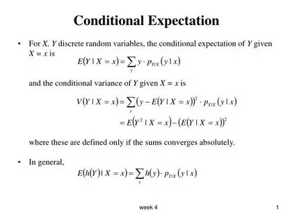 Define expected a