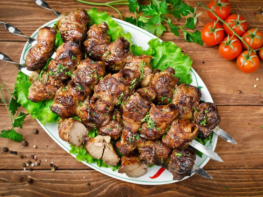 РЕЦЕПТ ШАШЛЫЧКОВ ИЗ МЯСА И ОВОЩЕЙ Ингредиенты: Шашлык из говядины Говядина 500 г