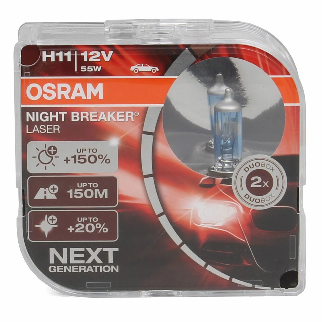 Osram h11 12v 55w. Осрам Найт брекер h11 +150. Osram Night Breaker 200 h11. Osram Night Breaker Laser h11. Лампа h11 12v 55w pgj19-2 Night Breaker Laser +150% больше света.