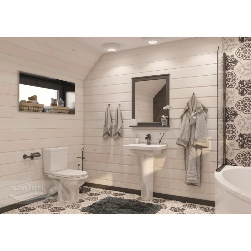 00b. Умывальник с пьедесталом соната 1отв. 3605. 00b. Пьедестал santek бриз.