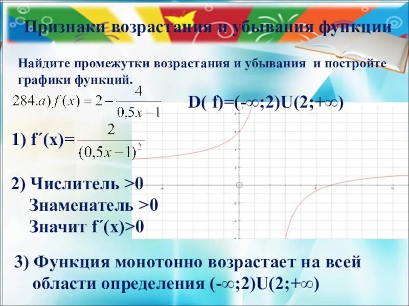 Функция возрастающая на всей области определения. Промежутки возрастания и убывания. Промежутки возрастания и убывания функции. Промежутки убывания функции. Промежутки возрастания и промежутки убывания функции.