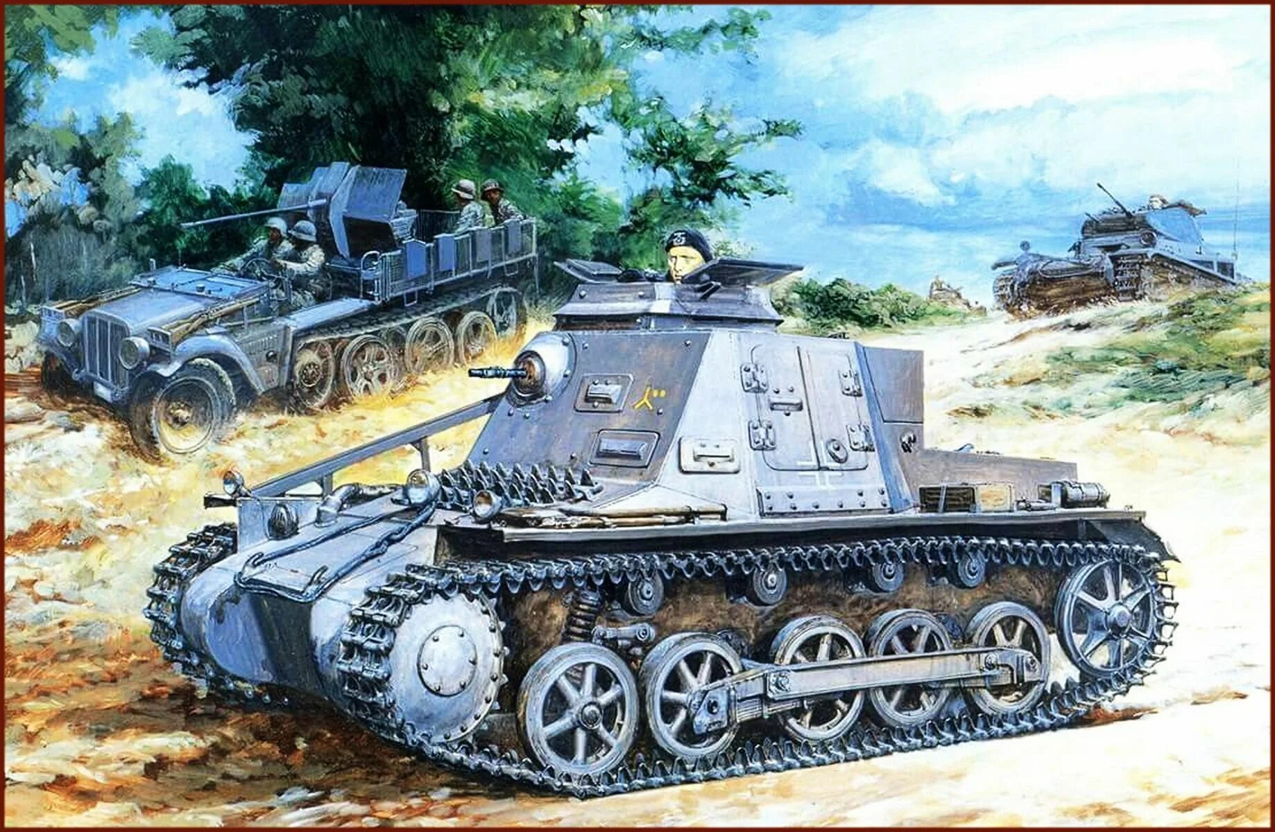 Pz kpfw t. Танк панцер 1. Танк PZ 1. Танк панцер 2. Panzerkampfwagen 1.