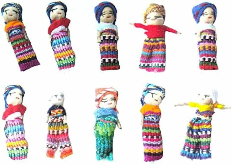 Гватемальские куклы беспокойства. Worry Dolls Гватемала куклы утешительницы. Кукла тревога.