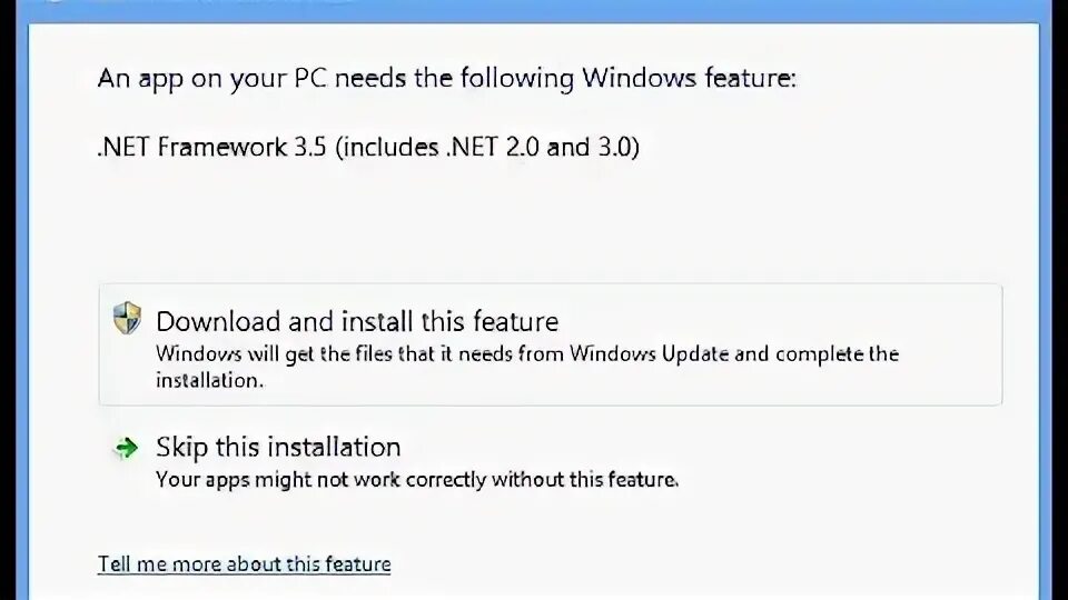 Как установить framework 3.5 на windows 10. Net framework 3.5 sp1. игры в которых не нужен net framework 3.5. data grip net framework.