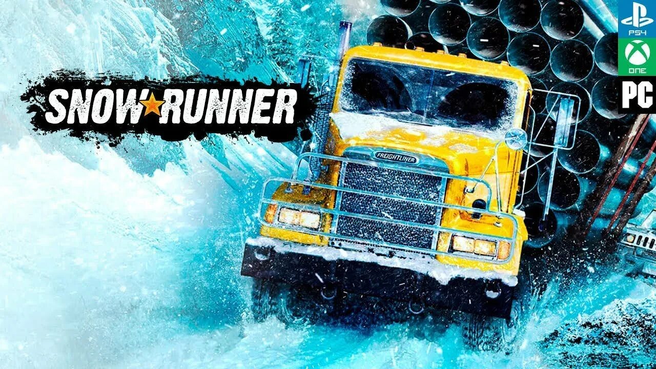 Show runner. Snowrunner 2025. сноу раннер игра. snowrunner обложка.