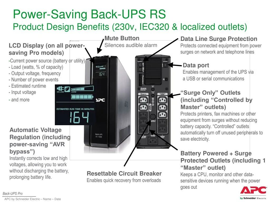 Apc back ups инструкция. APC by Schneider Electric back-ups RS LCD 550va. APC 1100 ups RS синус. ИБП APC back-ups es 700 схема. APC br900gi характеристики.