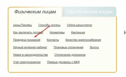 Передать показания счетчиков елк жкх