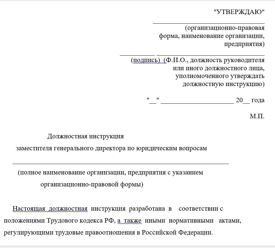 Должностная инструкция директора ООО. Бланк должностной инструкции. Советник генерального директора. Должностная инструкция главы КФХ.