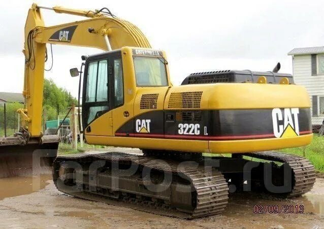 Caterpillar 322. Машинист экскаватора в Хабаровском крае.