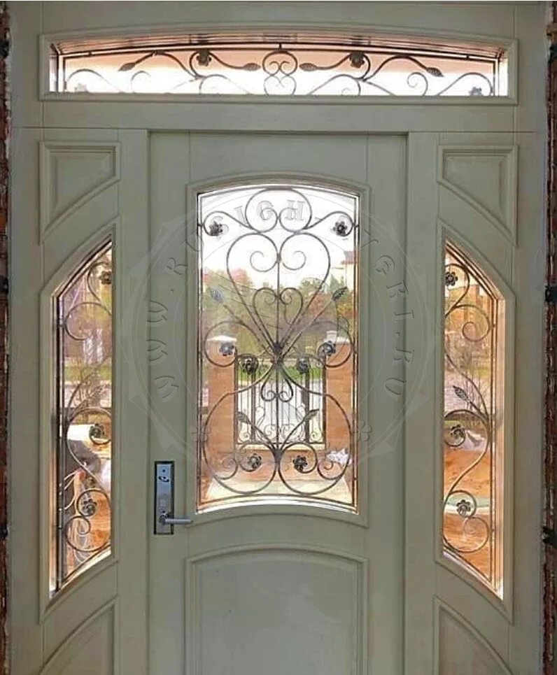Provia Signet Fiberglass French Entry door with Sidelights and Transom, St. Jane