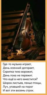 Лирическая скрипка
