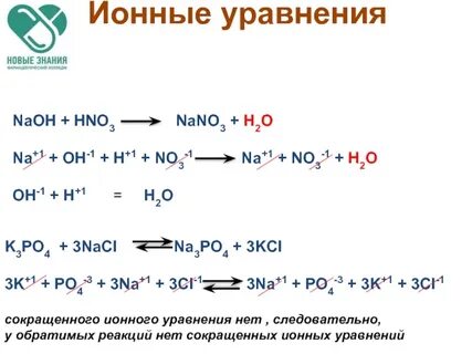 Составить ионное уравнение na2co3 hno3