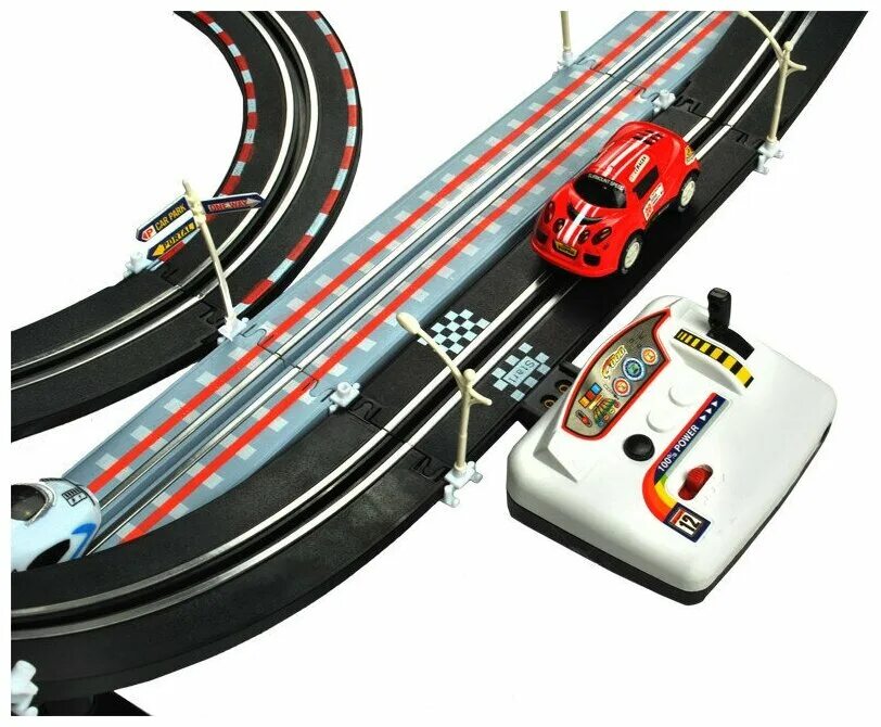 Детская железная дорога и автотрек 2 в 1 "Racing". Игрушка детская железная дорога и автотрек с пультом управления Racing. Racing 630 гоночная трасса 2 в 1. Игрушечная железная дорога электрическая.