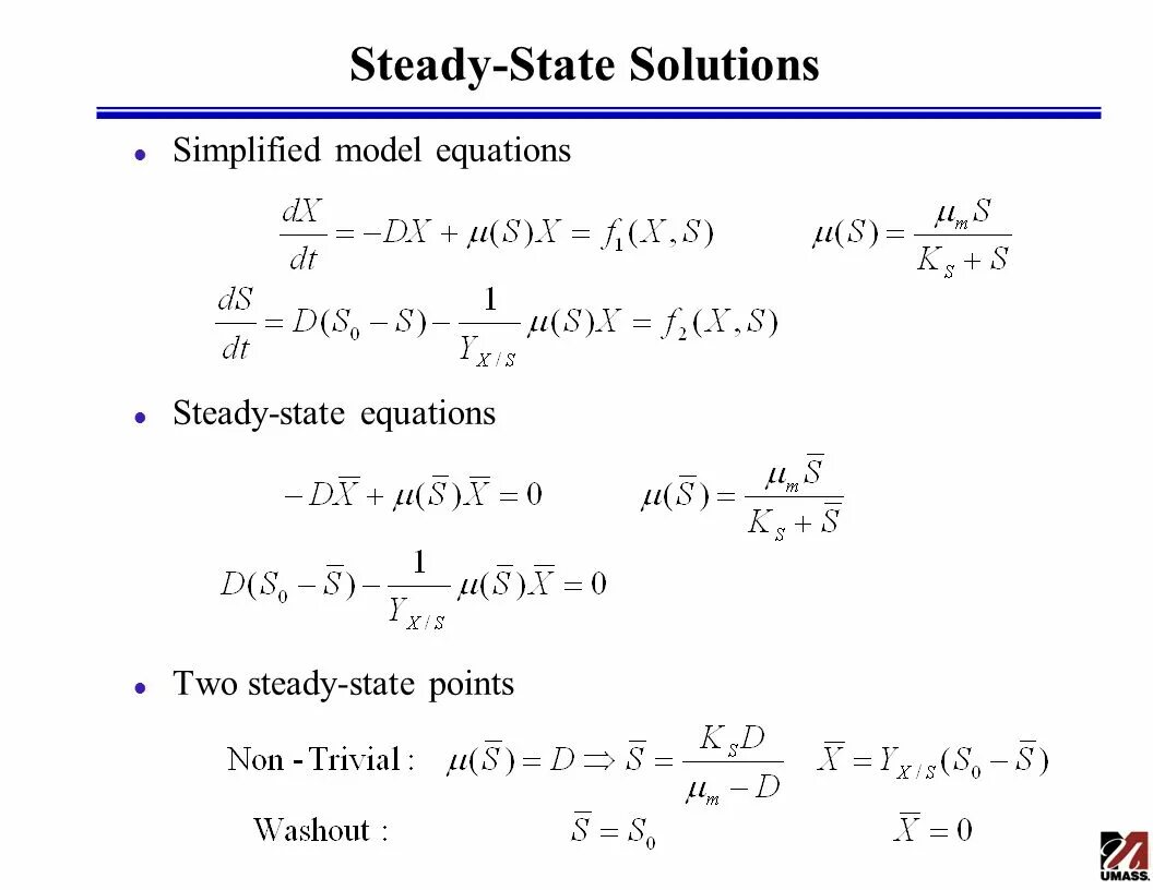 Semi steady State. Equation of State. Steady State Solver.