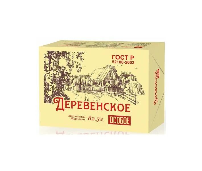 Масло сливочное деревенское фото