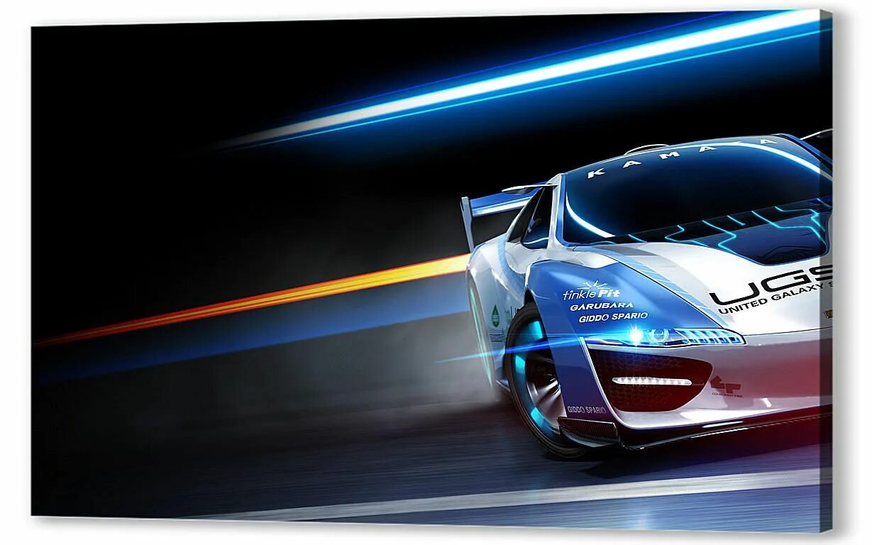 High speed car. Ridge Racer PS Vita. Гоночные машины фон. Автомобиль абстракция.