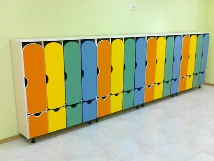 Шкафчики для одежды в детский сад