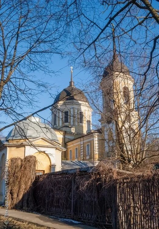 Семеновская отрада церковь. Семеновская отрада церковь
