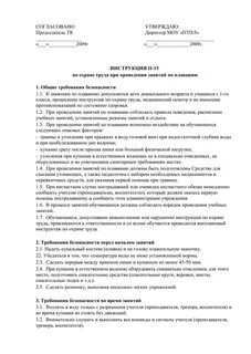 Инструкция по охране труда для директора