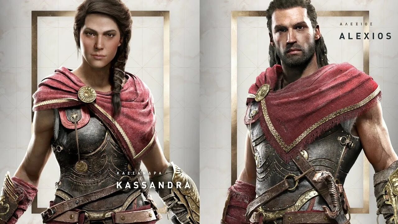 Ассасин крид одиссей выборы. Алексиос assassins creed. ассасин одиссея главный герой. ассасин крид одиссея главная героиня. деймос кассандра assassins creed.