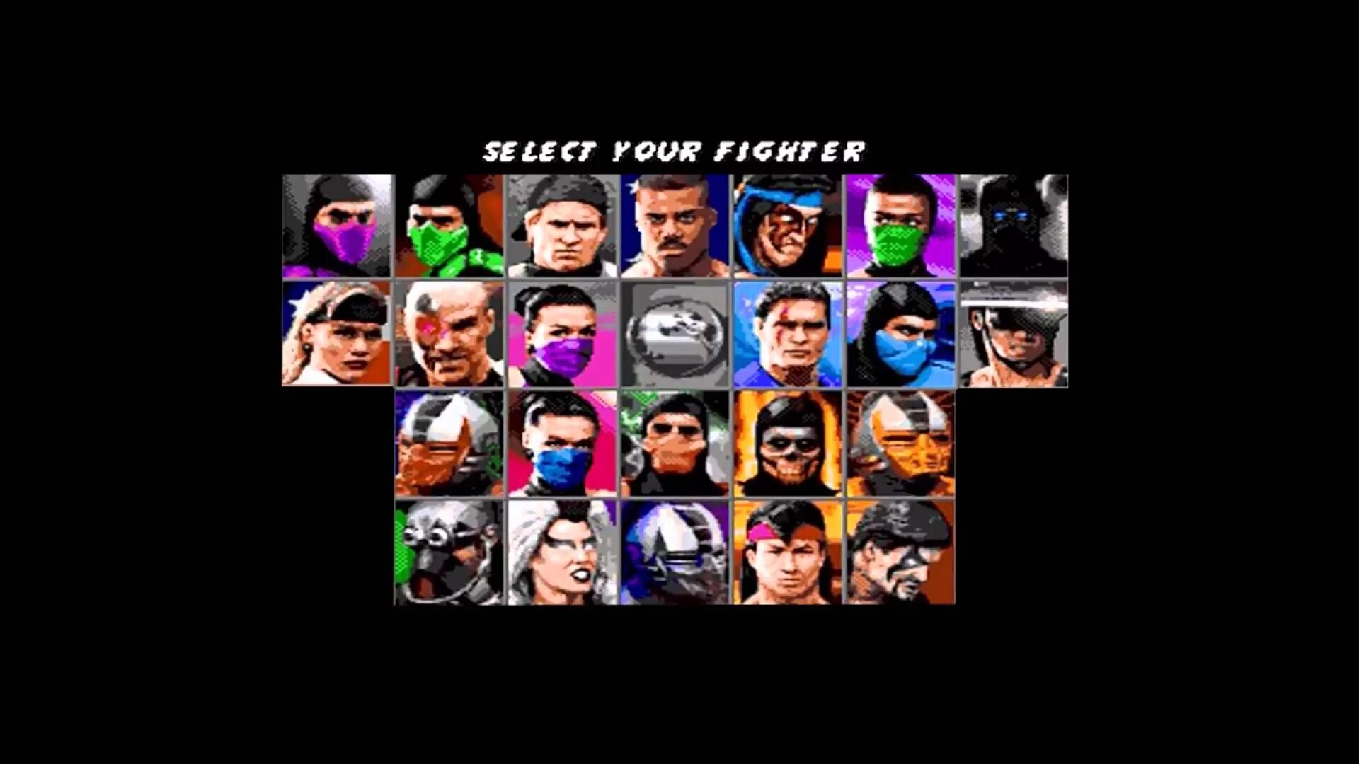 Mortal combat ultimate. Мортал комбат 3 выбор персонажа. Mortal Kombat 3 Ultimate ростер. Ростер персонажей Ultimate Mortal Kombat 3. MK 3 Ultimate Sega ростер.