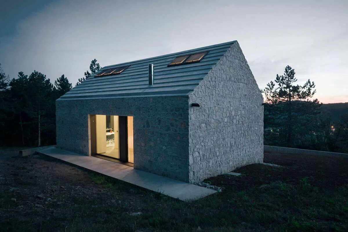Дом из бетона монолит одноэтажный. Одноэтажный бетонный дом. Маленький бетонный дом. Бетонная крыша.