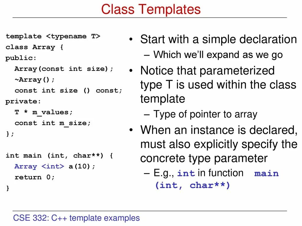 Generic programming